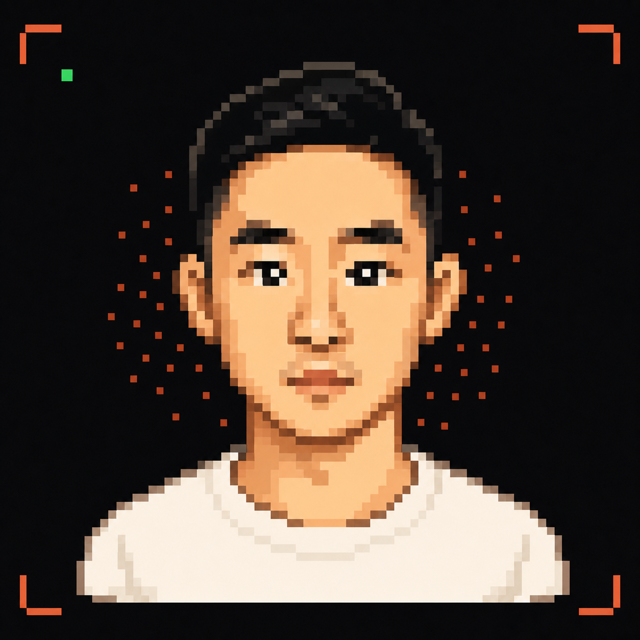 Pixel-style half-body avatar of beixu